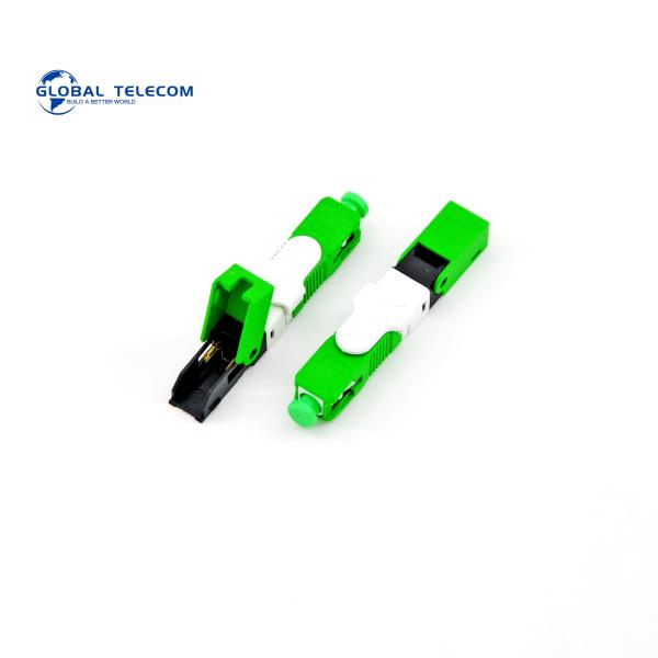 Flat Cable Optical Fiber Fast Connector , 50mm Sc Apc Quick Connector CE Certificate
