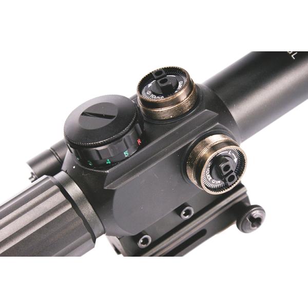 M6 Tactical 4X25 IR Red/Green Sight and 170mm Length Red Dot Laser Scope for Hunting