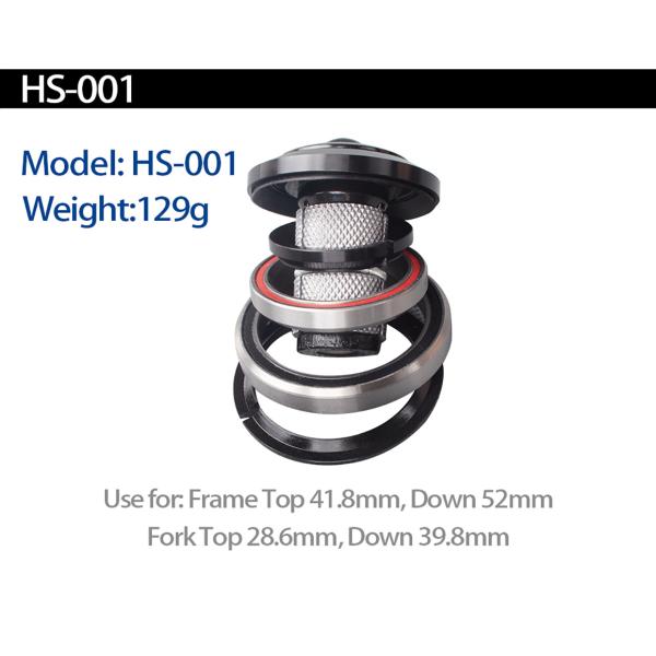 Шлемофон велосипеда горы нося прямую трубку головы подшипника конусности установил части цикла запасные