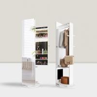 Modern Full Length Jewelry Mirror Cabinet with Storage