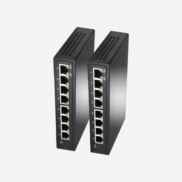 10, 100, 1000M RJ45 Switch PoE não gerenciado 8 portas IEEE802.3at 802.3af, Plug-and-Play