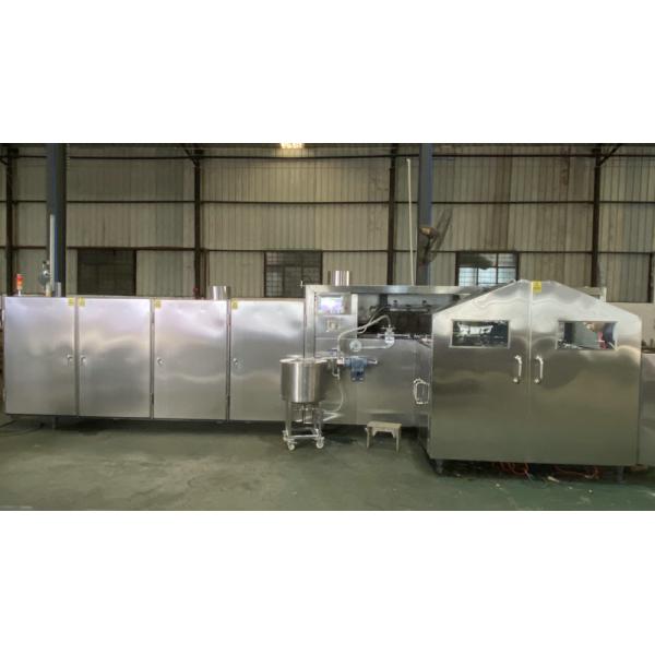 PLC плоско формирует конус мороженого 2000pcs/h 3.37kw делая машину