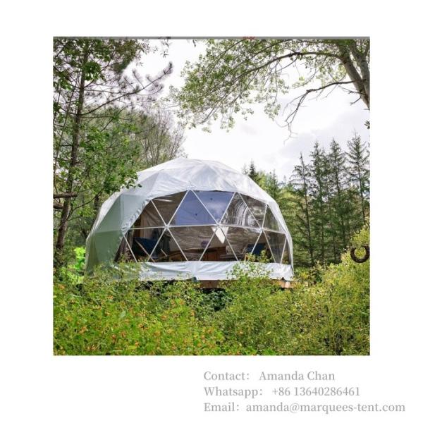 Внешний водонепроницаемый на заказ Luxury Hotel Dome Glamping Tent Resort Tensile с мембраной PVDF