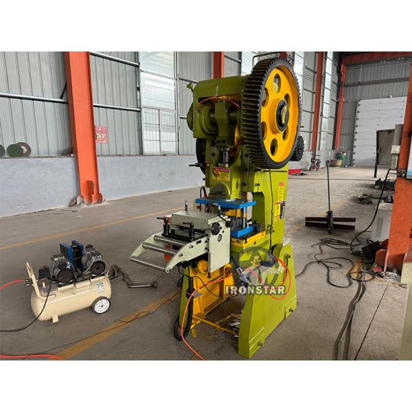 Perforated rolling shutter door roll forming line in Venezuela