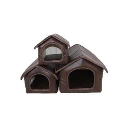 A cama clássica do antro do animal de estimação do estilo/camas duráveis do cão risca o vário tamanho resistente disponível