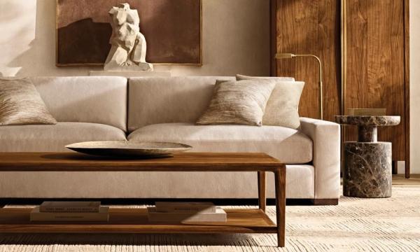Living Room Modern Light Wood Coffee Table Customizable 1700x1000x450mm