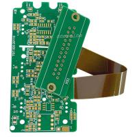 Pyralux Polyimide 4 camadas de PCB rígido e flexível Fabricação 1 oz de cobre