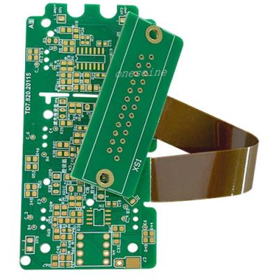 Pyralux Polyimide Rigid Flex PCB 4 Layer 1Oz Copper Fabrication