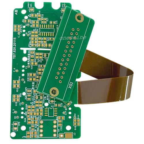 Pyralux Polyimide Rigid Flex PCB 4 Layer 1Oz Copper Fabrication