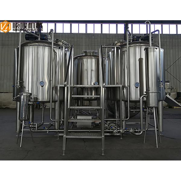 10HL Industrial Beer Brewing Equipment Stainless Steel Full Set Auto / Manual Control