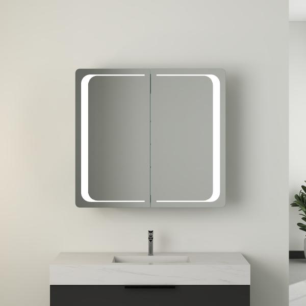 Lumière réductible Images nettes Forme gracieuse Armoire de médecine à LED pour la maison et l' hôtel