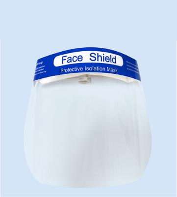 Public Area Clear Plastic Face Shield FDA Certificated High Temperature Resistance