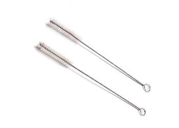 Straw Cleaning Brushes White Nylon Pipe Brush For Drinking Straws Cleaning