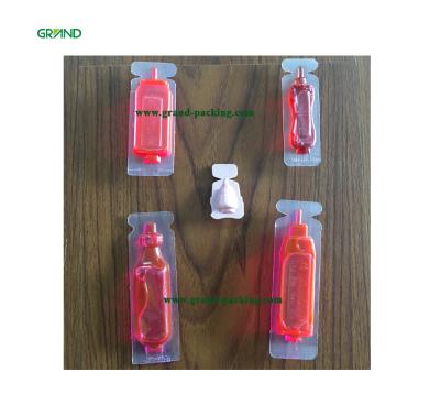 Cosmetic Plastic Ampoule Filling And Sealing Machine GGS 118P5 Automatic Mini Bottle