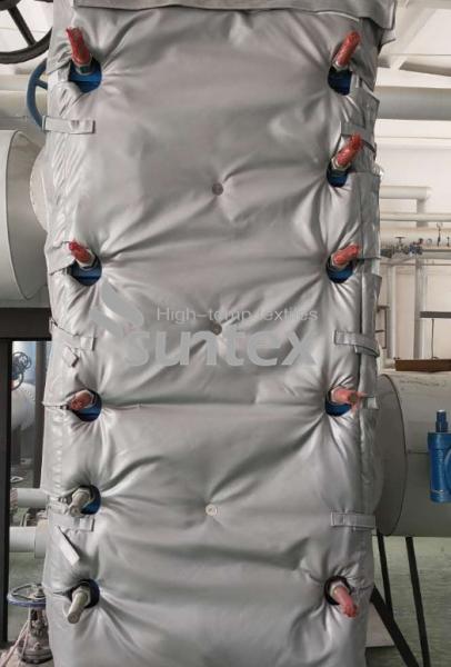 A tampa da isolação térmica cobre o escudo térmico da fibra de vidro das almofadas de colchão