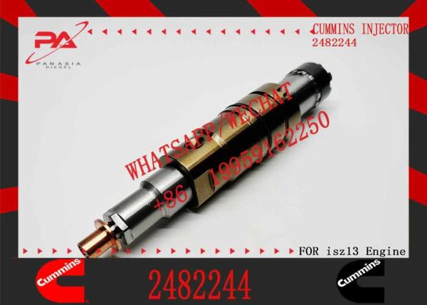 Producción directa de fábrica Inyector de combustible diesel de alta calidad Inyector de tren común 2482244 para motor de combustible diesel DC13 2872405 2