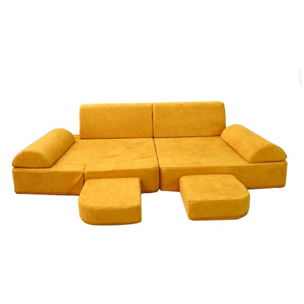 Custom Logo Accepted Children's Toy Sofa Set for Modern Family Living Room Furniture