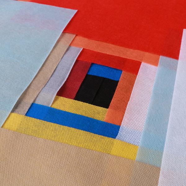 1x1m Европа вводят не сплетенную ткань в моду ткани таблицы партии полипропилена скатерти