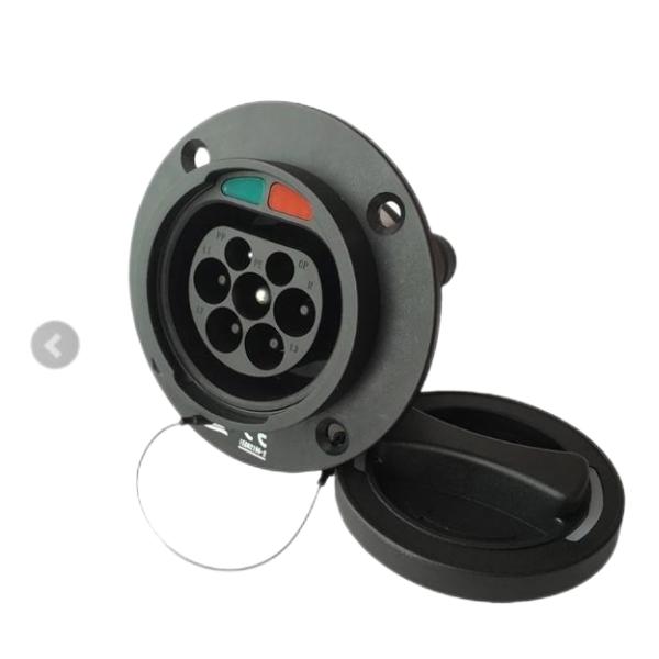 IEC62196-2 EV Charging Accessories Male Type 2 EV Charging Socket AC 240 - 415V IP54