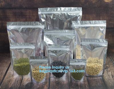 Stand Up Food Bags,Zip Lock Food Storage Bags for Packaging Products,Herbs,Snack,Tea,Spices,Pet Food and Soaps