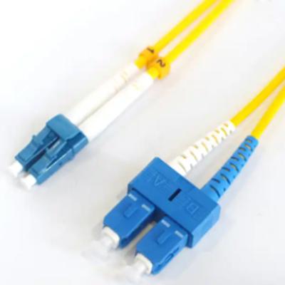 SC APC de PVC/LSZH à ligação em ponte simples G652D da fibra do cabo de remendo da fibra ótica do SC APC