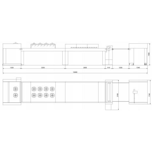 Лакировать общего бумажного покрытия масла УЛЬТРАФИОЛЕТОВЫЙ подвергает 2 блока механической обработке 1200mm