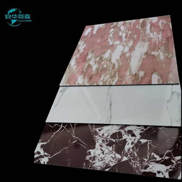Durable Marble Grain ACP Featuring SGS Certificate Strong Impact Resistance and PVDF Coating Perfect for Exterior Wall Decoration
