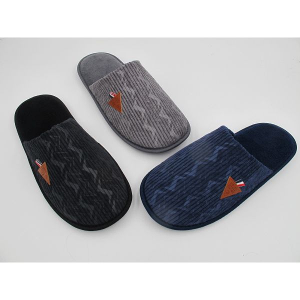 Logos personnalisés Chambre à coucher Homme Chaussures à chaussons à chaussures à chaussures à chaussures à chaussures