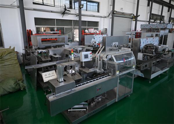 Máquina de embalagem farmacêutica Caixa Dobragem e colagem automática com touchscreen, PLC