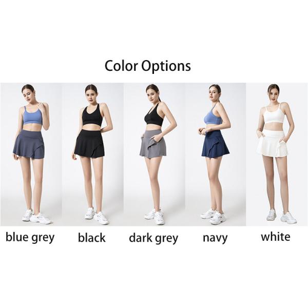 Women's Tennis Skirts with 2-Pockets Pleated High Waisted Golf Athletic Skirts