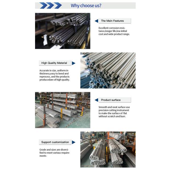 Round SUS 317L Cold Drawn Stainless Steel Rod Bar