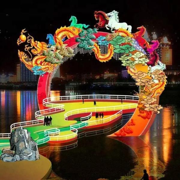 На открытом воздухе водоустойчивый размер китайских шелковых фонариков 60КМ-30М для шоу фестиваля