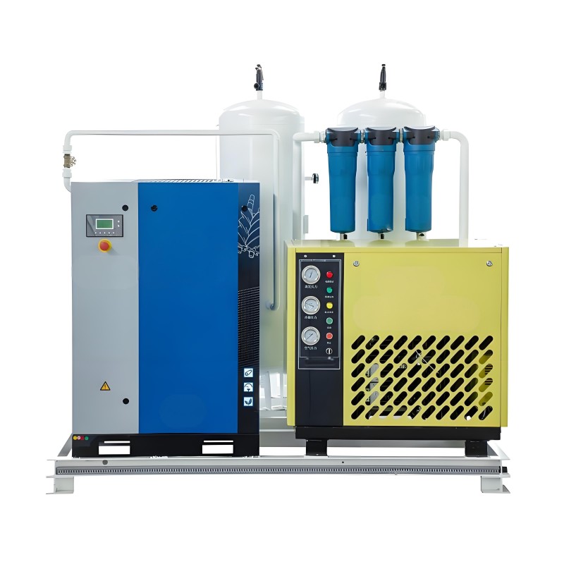 Custom Dimension PSA Nitrogen Generator 97~99.99% Purity With Air Compressor