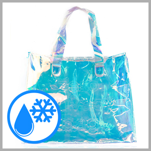 Reflective laser PU leather bag, Iridescent Tote, Fashion Holographic Handbag, Privacy Bag, Stadium Work Bag