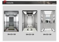 Décoration de carlingue d'ascenseur de cadre d'acier inoxydable avec le miroir gravant à l'eau-forte le panneau moyen