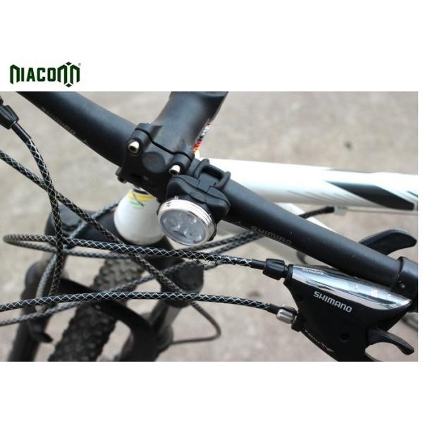 High Bright USB Rechargeable Bike Light Set 20-80lm Brightness 3w Power