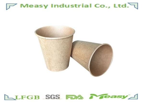 Single Wall Kraft Paper Cups / disposable cups for hot drinks , Several Sizes