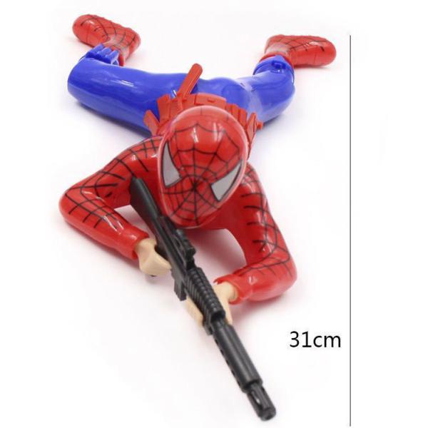 Children's Glowing Sound Crawling Prank Toy Finished Goods Electric Spider Superhero