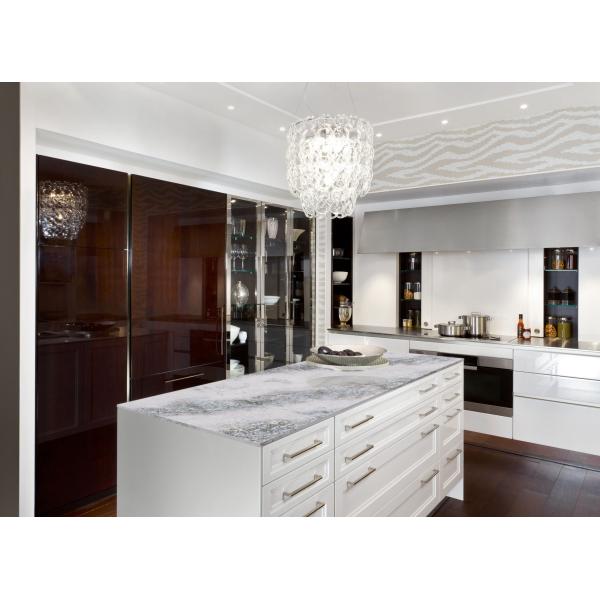 Dirigir la encimera de piedra Worktop del cuarzo artificial con la certificación del SGS