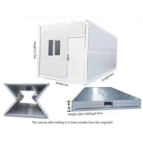 Office Building Modern Modular 20 ft Movable Collapsible Foldable Container Folding House