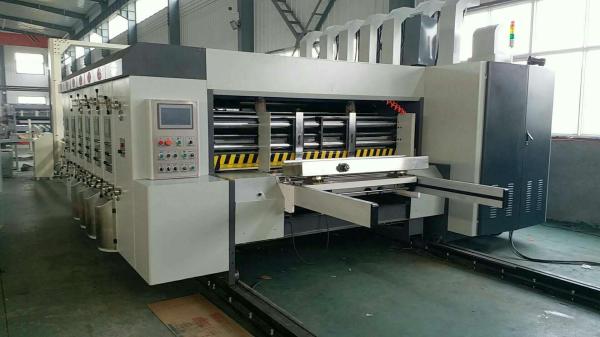 Electric Drive Carton Die Cutting Machine , High Precision Rotary Paper Cutting Machine
