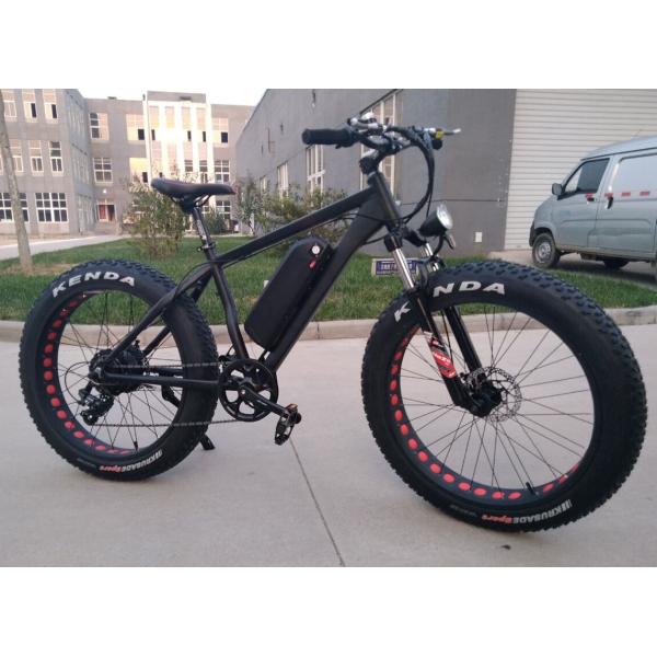 Geared Electric Fat Bike 48v 750w With Sinewave System , High Speed 35-40km/h