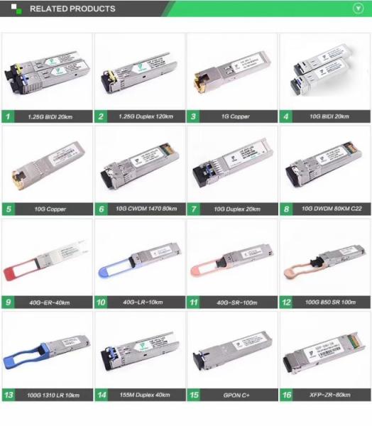 módulo do SC DDM Huawei SFP de 1.25G BIDI 3km 1310nm 1550nm