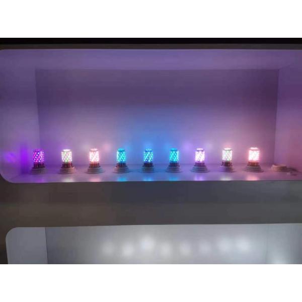 Белый/теплый свет/RGB цвет E27 или E14 AC85-265V 360° Угол луча Ra>80 Светодиодная лампочка