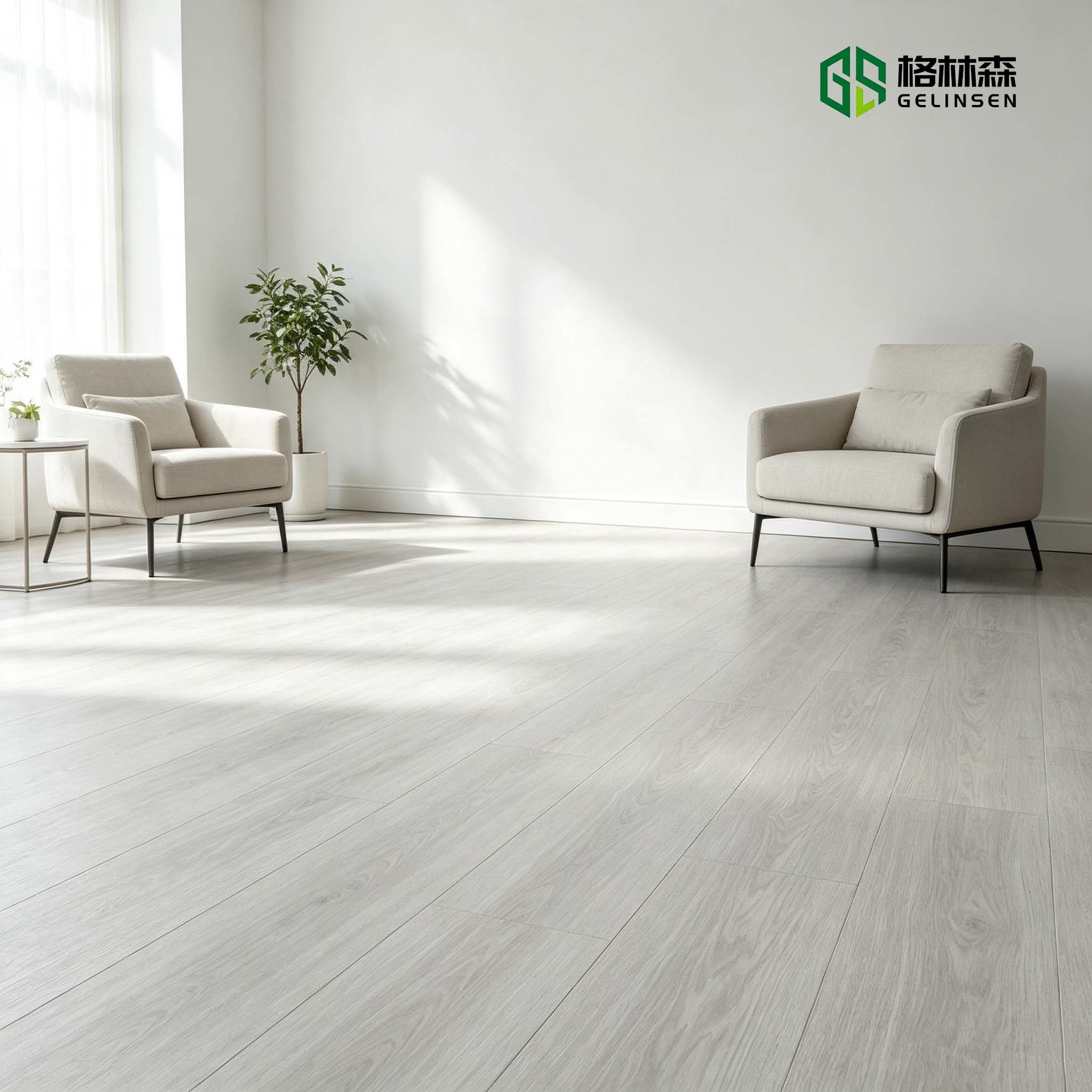 SPC Flooring Waterproof Click Lock Vinyl Plank for Bathroom Kitchen Basement DIY