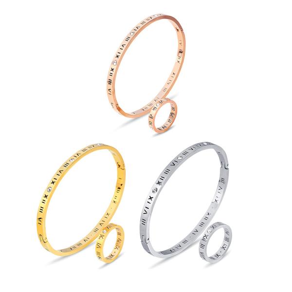 Stainless Steel Wrist Bangle Bracelet Nonreligious 4mm Width 18g Weight