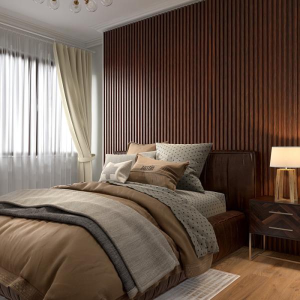 Free Sample WPC Fluted Panel with 20 Years Useful Life Guaranteed
