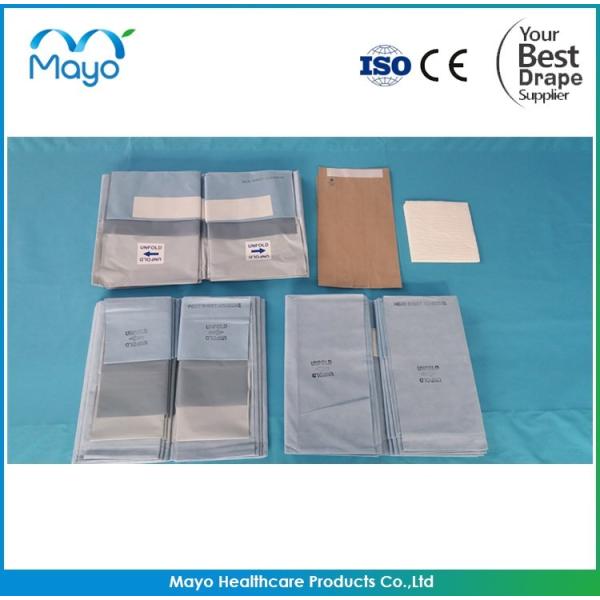 PE SMS Fenestrated Surgical Drape Pack Disposable Sterile