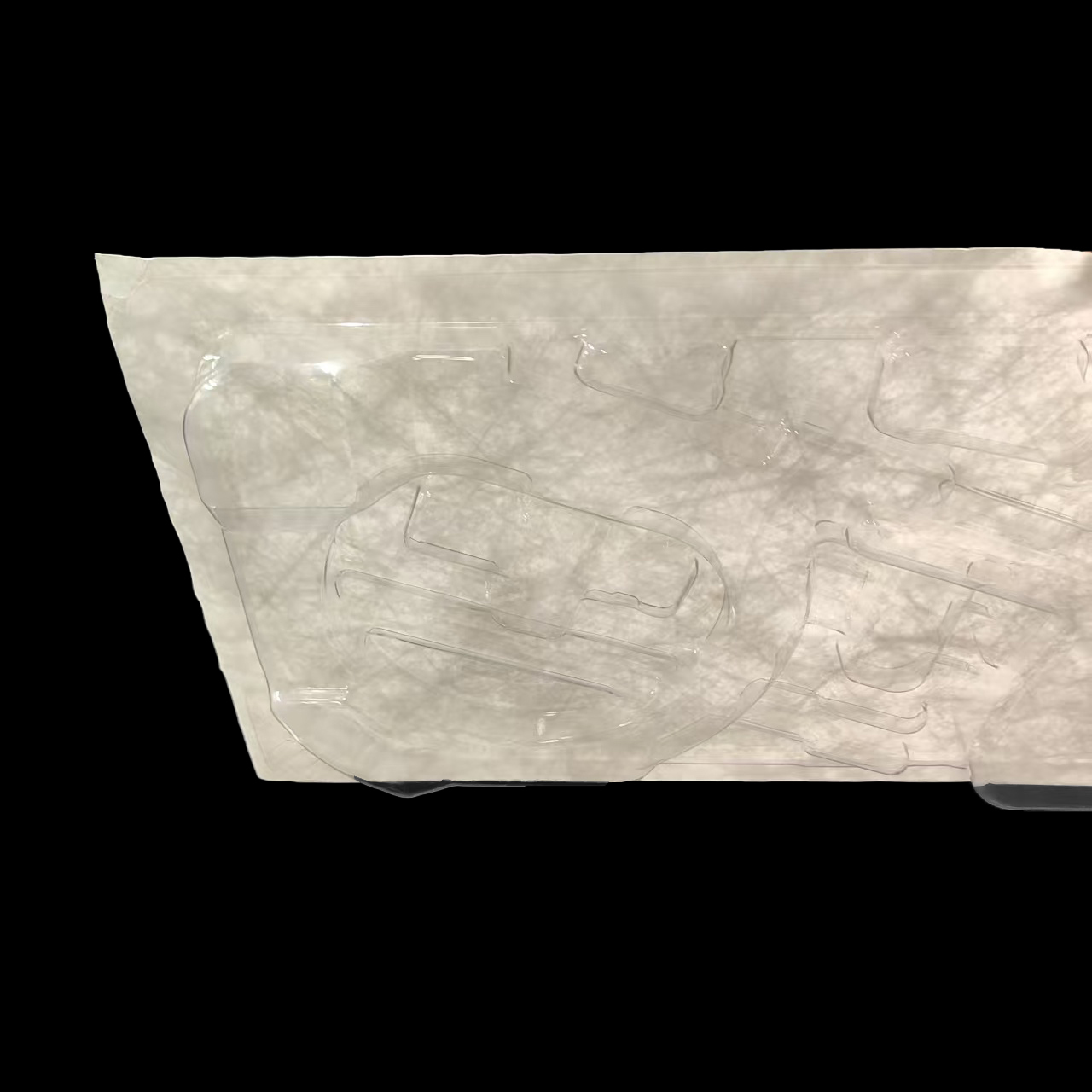 OEM ODM Custom Blister Packaging Plastic Sheets Thermoformed Plastic Tray Pet Medical Tray clear Vacuum Forming Tray for Medical