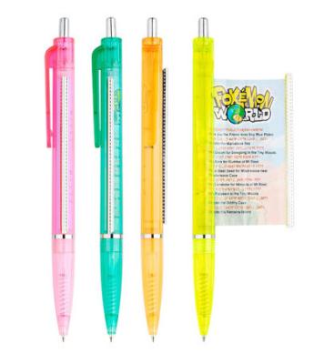 advertising gift promotional banner pen, pull out pen